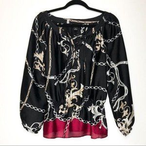 White House Black Market Blouse Long Sleeve